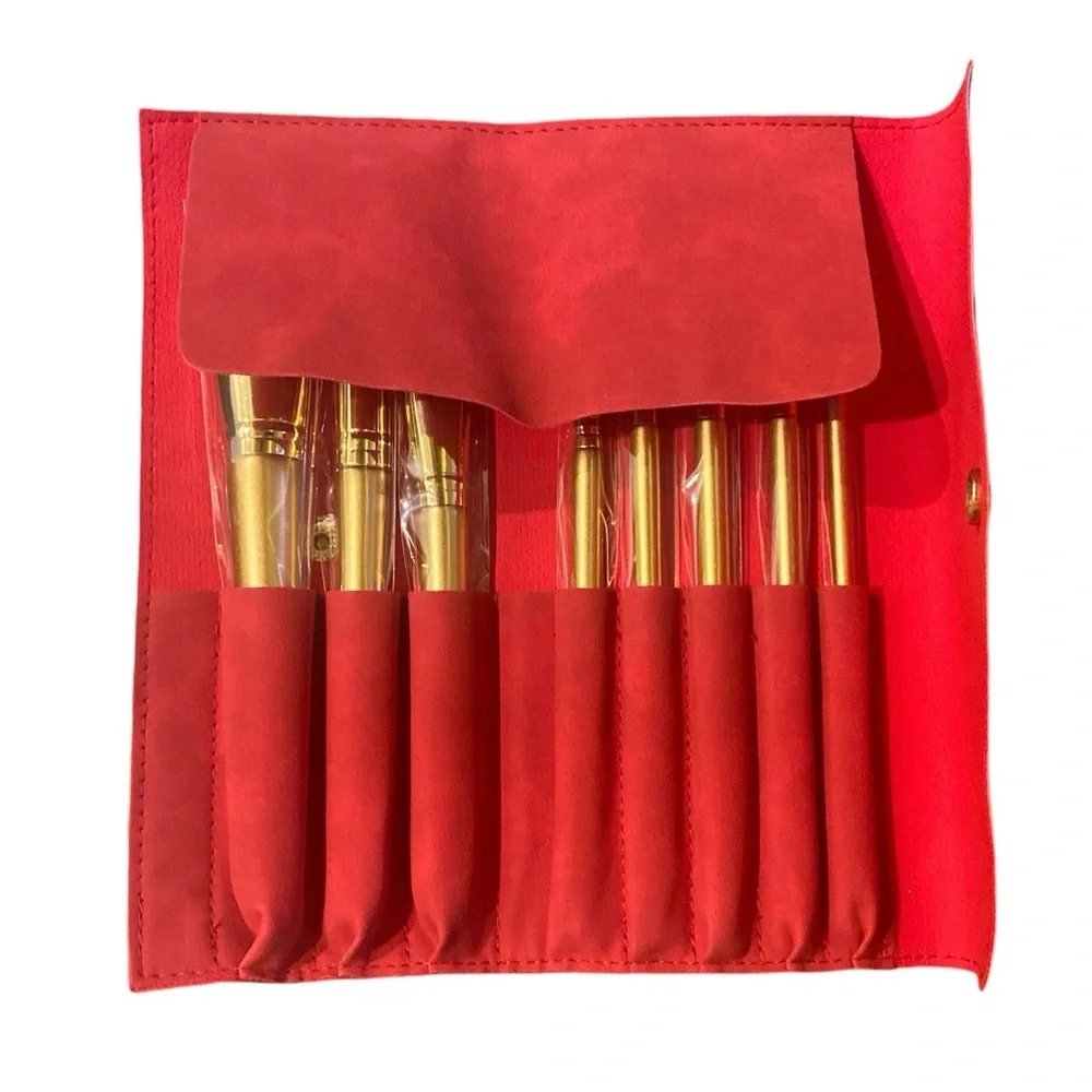 LUXIE Glitter and Gold Brush Set